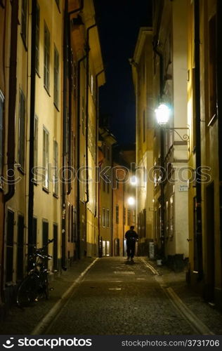 Gamla Stan Stockholm night streets romantic view6