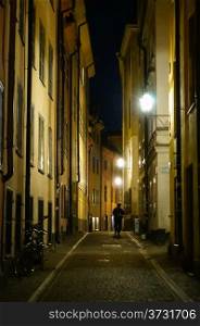 Gamla Stan Stockholm night streets romantic view6