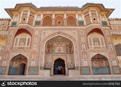 Ganesh Pol or the Ganesh Gate, Rajasthan, Jaipur, India