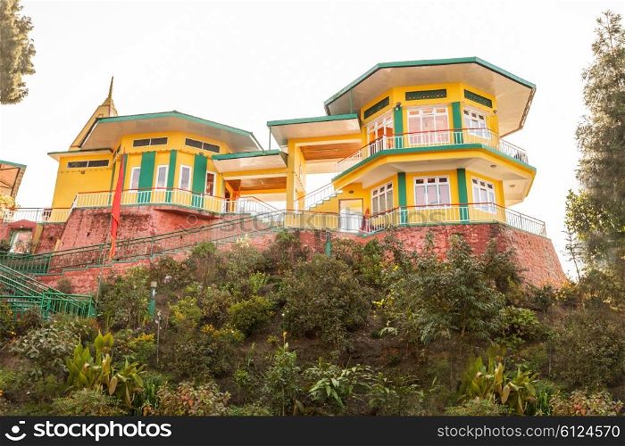 Ganesh Tok viewpoint in Gangtok, Sikkim state of India
