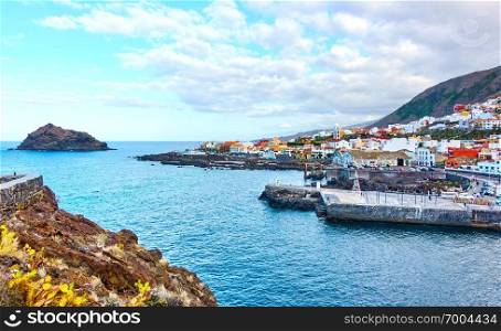 Garachico - small old town on the seashore, Tenerife island, The Canaries