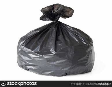 Garbage bag isolated on white background