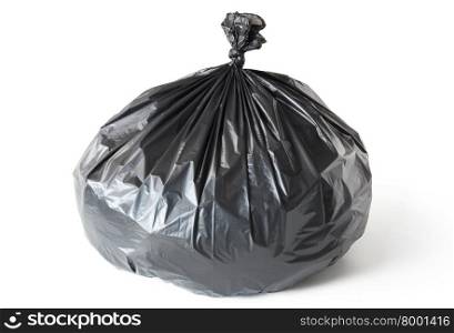 Garbage bag isolated on white background