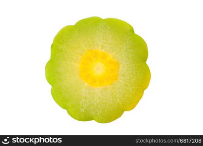 Garcinia Cambogia isolated on white background