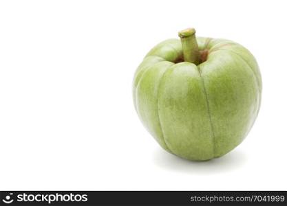 Garcinia Cambogia isolated on white background with clipping path