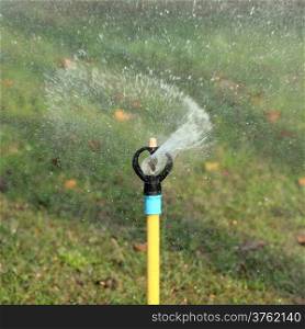 Garden irrigation system or watering sprinkler