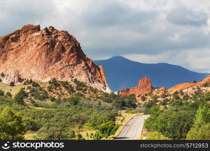 Garden of the Gods park in Colorado