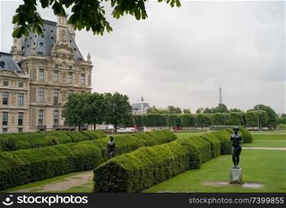Gardens in Paris France