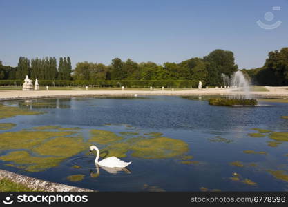 Gardens of Chantilly castle, Picardie, France