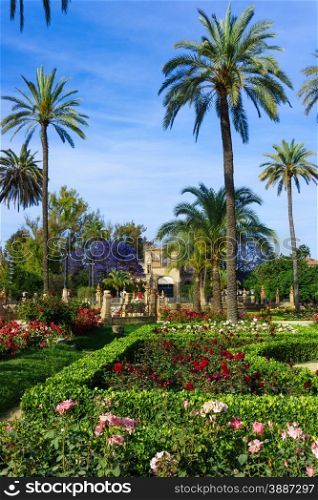 Gardens of Museum of Arts and Traditions of Sevilla, Spain.