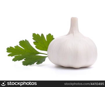 garlic bulb isolated on white background cutout