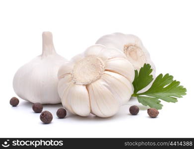 garlic bulb isolated on white background cutout