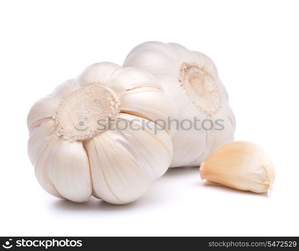 garlic bulb isolated on white background cutout