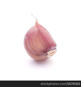 Garlic clove isolated on white background cutout