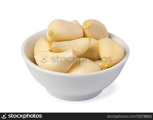 Garlic Isolated on white background. Garlic