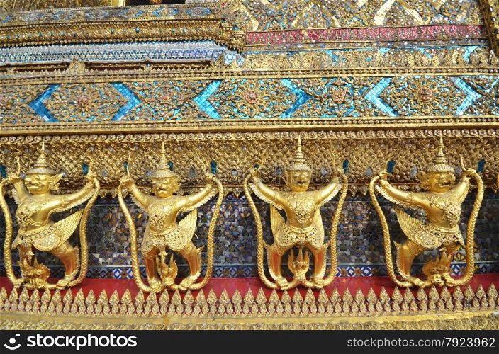 Garuda in Wat Phra Kaew Grand Palace of Thailand to find. Garuda in Wat Phra Kaew Grand Palace of Thailand