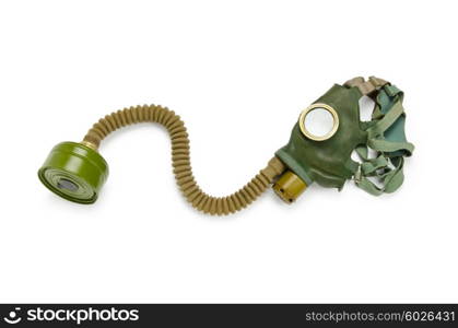 Gas mask isolated on the white background