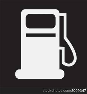 Gas pump icon , oil station icon