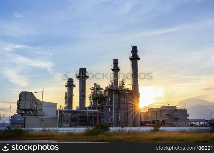 Gas turbine electric power plant in Thailand