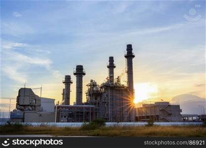 Gas turbine electric power plant in Thailand