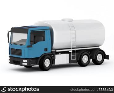 Gasoline Tank Truck - 3D Render