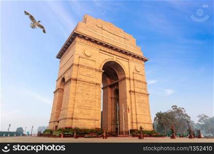 Gate of India, famous monument of New Delhi.