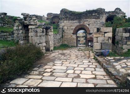 Gate of St John&rsquo;s basilicain Selchuk, Turkey