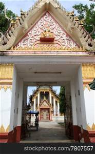 Gate on Wat Ko Lak in Prachuap Khiri Khan, Thailand