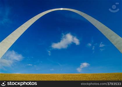gateway arch sculpture in St Louis Missouri