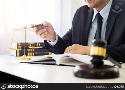gavel and sound block of justice law and lawyer working on wooden desk background