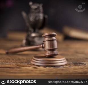 Gavel,Law theme, mallet of judge