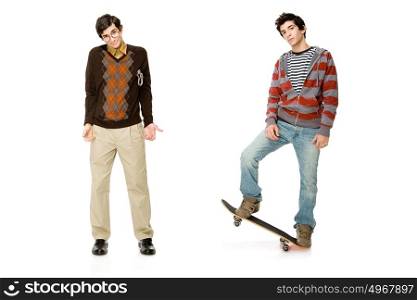 Geek and skater