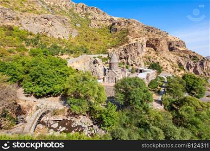 Geghard is a medieval monastery, located in the Kotayk province of Armenia