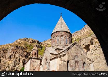 Geghard is a medieval monastery, located in the Kotayk province of Armenia