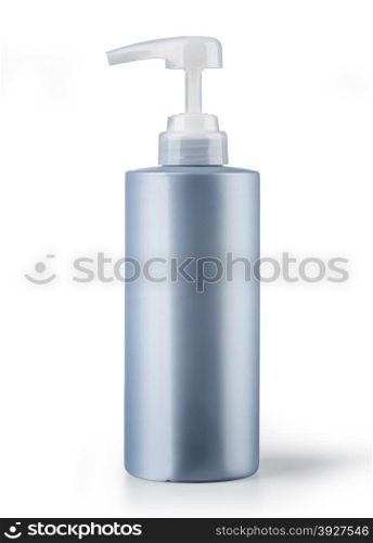 Gel, Foam Or Liquid Soap Dispenser Pump Plastic Bottle with clipping path