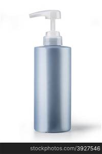 Gel, Foam Or Liquid Soap Dispenser Pump Plastic Bottle with clipping path
