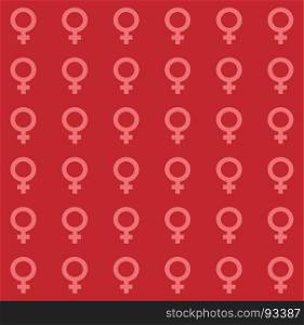 Gender inequality and equality icon symbol. Male Female girl boy woman man transgender icon. Mars symbol illustration.. Gender symbol seamless endless pattern. Female girl woman texture. Venus symbol.