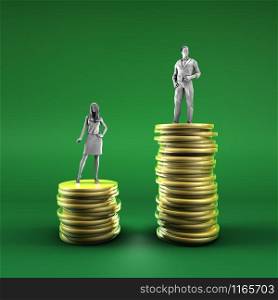Gender Pay Gap with Woman Being Paid Less. Gender Pay Gap