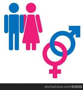 Gender symbol set. Male Female girl boy woman man icon.. Gender symbol set. Male Female girl boy woman man icon symbol.
