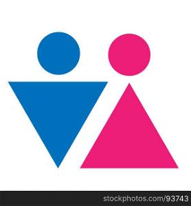 Gender symbol set. Male Female girl boy woman man icon symbol.. Gender symbol set. Male Female girl boy woman man icon.