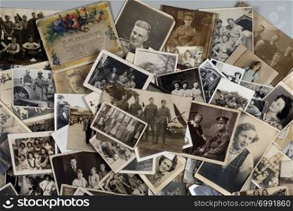 Genealogy - Family History - Old family photographs dating from around 1890 up to about 1950.