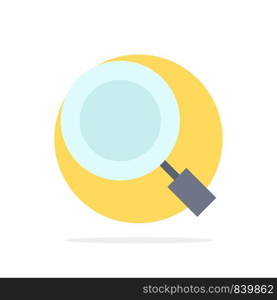 General, Magnifier, Magnify, Search Abstract Circle Background Flat color Icon
