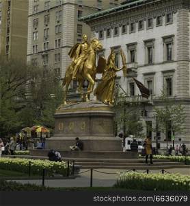 General Sherman Statue in Central Park, Manhattan, New York City, New York State, USA