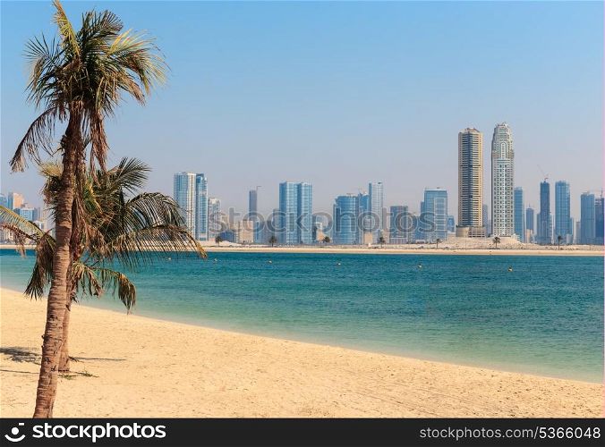 General view of Jumeirah Beach Park in Dubai