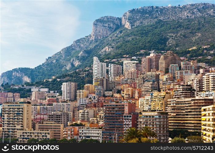 General view of Monte Carlo in Monaco