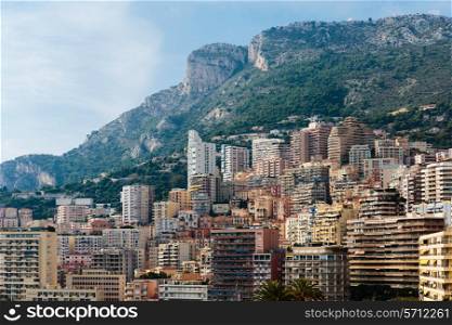 General view of Monte Carlo in Monaco