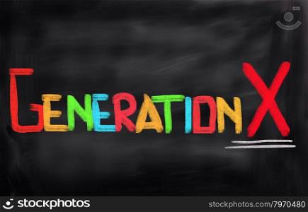 Generation X Concept