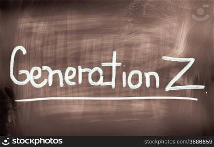 Generation Z Concept