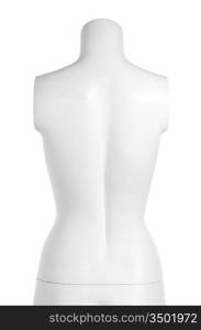 generic female mannequin cut out from white background