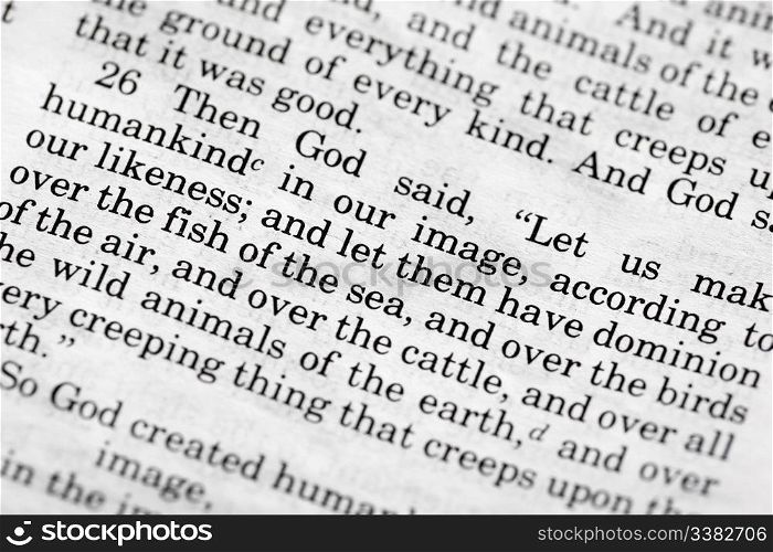 Genesis 1:26 - a popular verse in the Bible&rsquo;s Old Testament